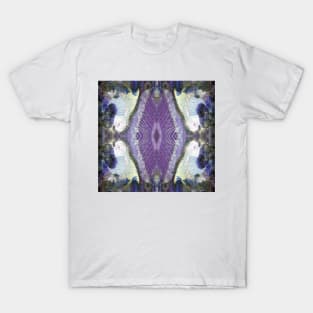 Lilly Pond and Vines in Purple by South Australian artist Avril Thomas T-Shirt